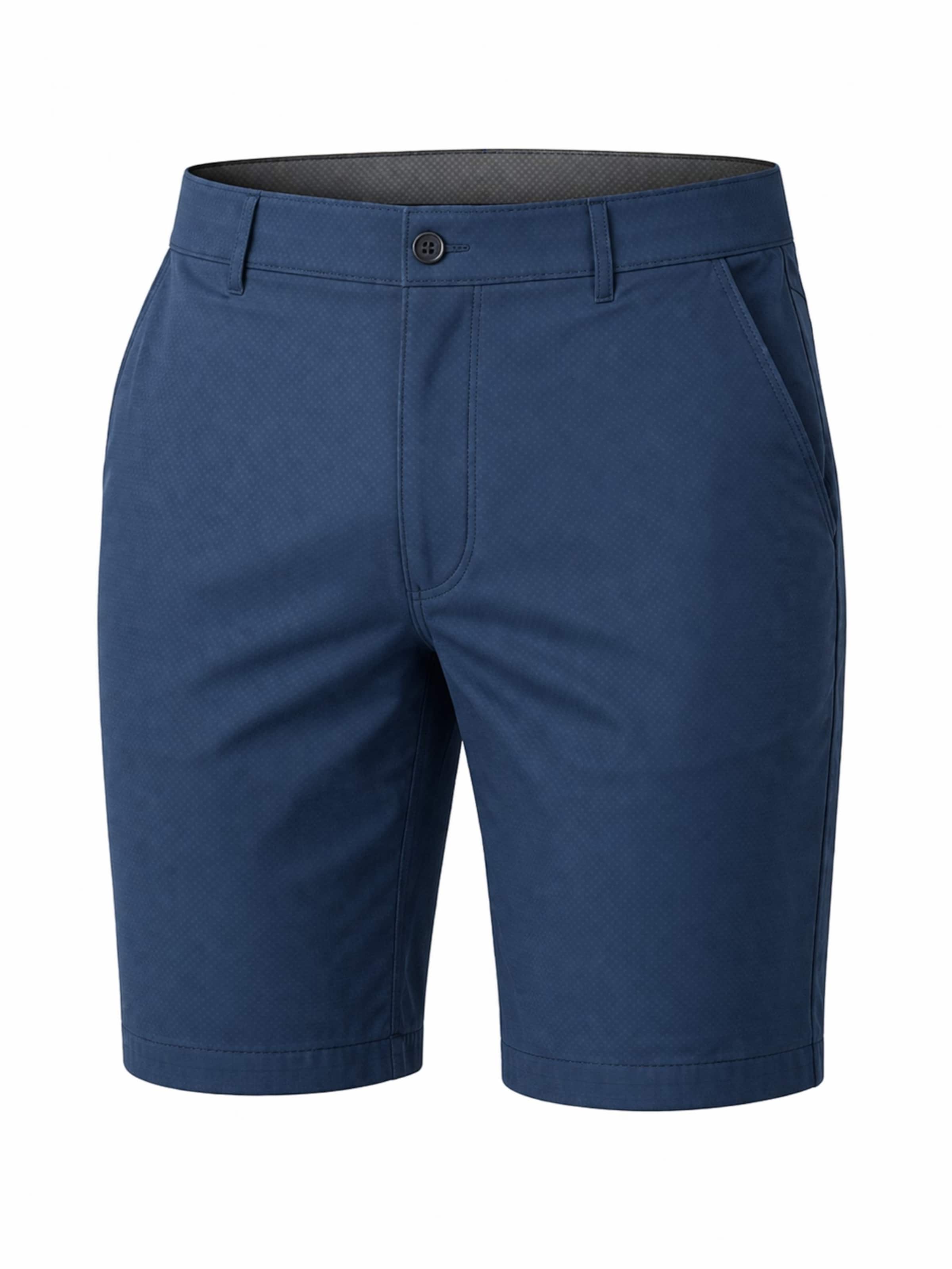 Coupe slim Pantalon chino 'Pantoneclo Men’s Chino Shorts' PANTONECLO en bleu : devant
