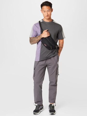 SikSilk Loose fit Cargo Pants in Grey