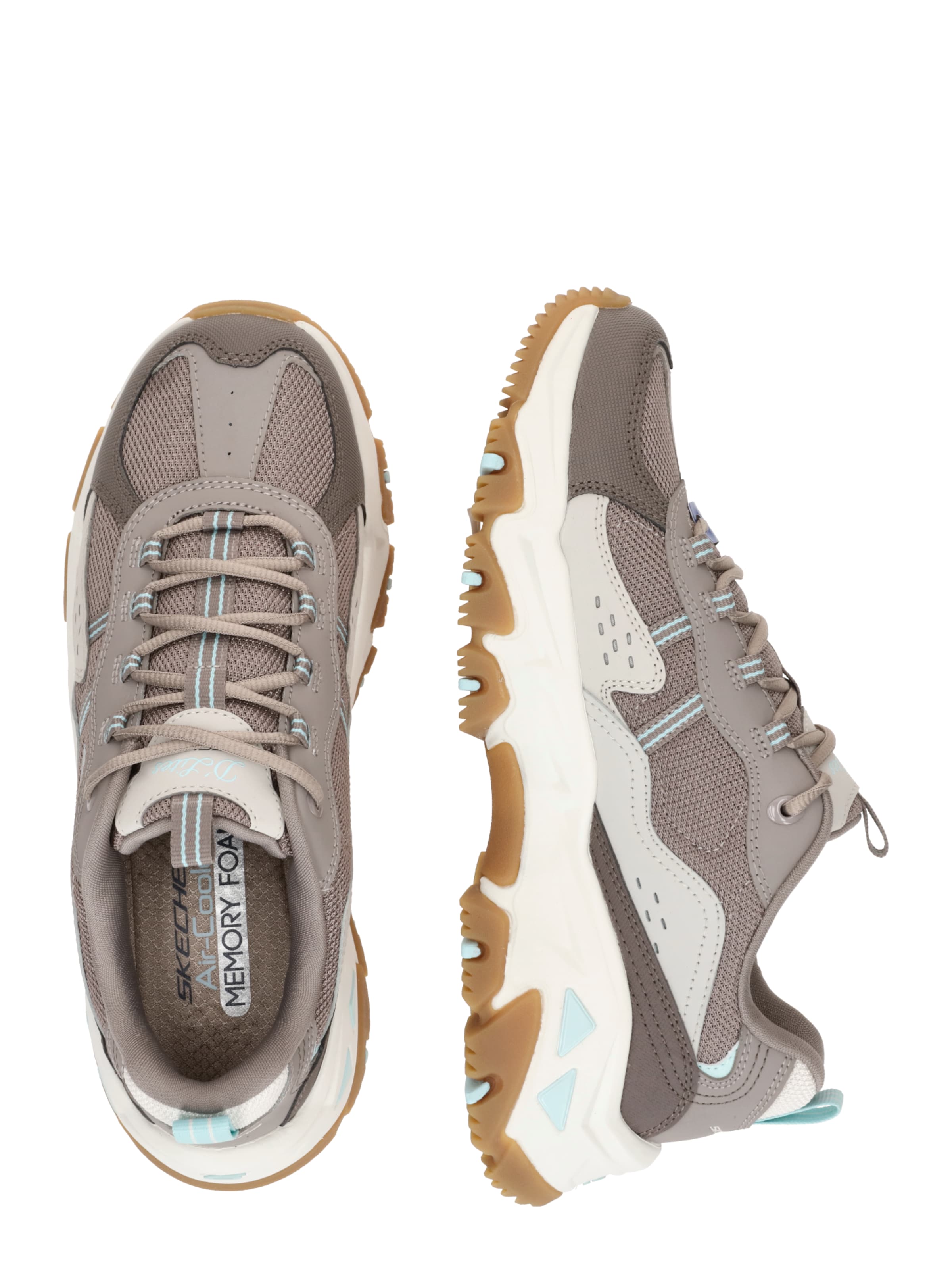 Baskets basses 'D LITES HIKER' SKECHERS en marron