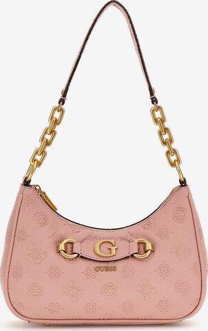 GUESS Skuldertaske 'Izzy' i pink: forside