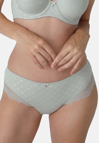 sassa Panty 'Dot & Blossom' in Grün: Vorderseite