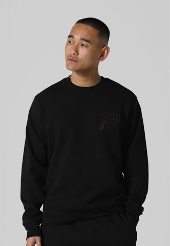 883Police Sweatshirt 'Kletton' in Black: front
