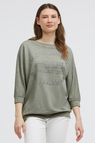 Soccx Sweatshirt in Green: front