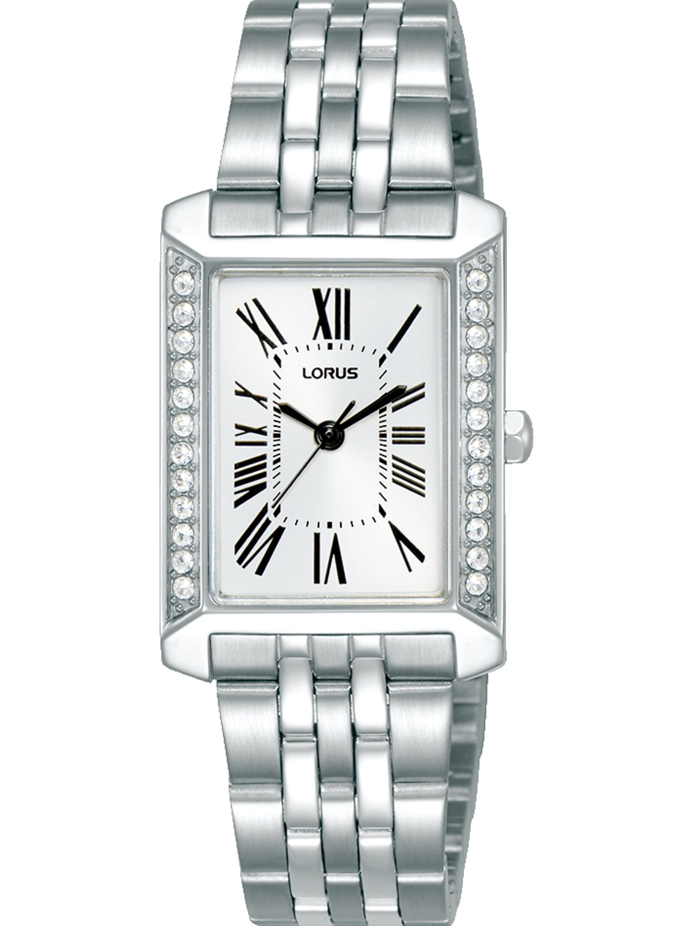 LORUS Analoguhr in Silber: Vorderseite