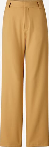 Rich & Royal Regular Trousers with creases in Beige: front