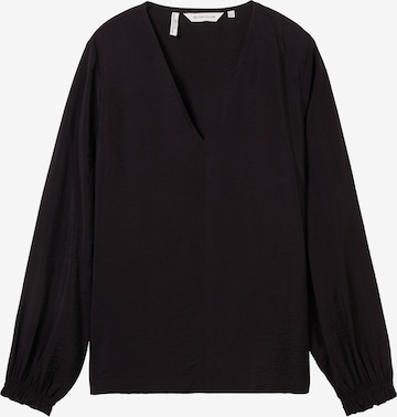 TOM TAILOR Blouse in Black: front