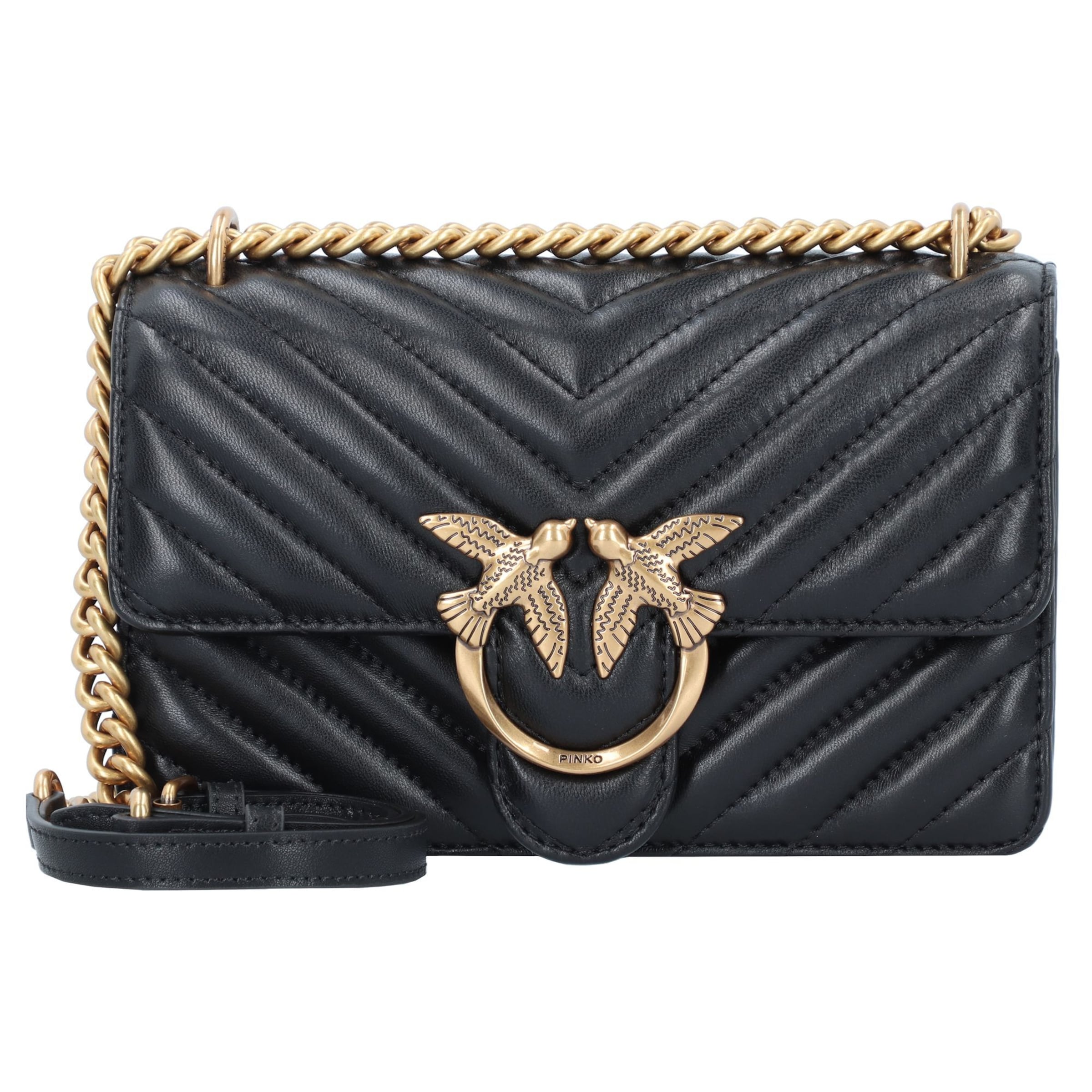 PINKO Τσάντα ώμου 'Love One' σε μαύρο: μπροστά