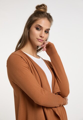 usha FESTIVAL Knit Cardigan in Brown