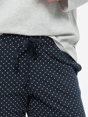 SCHIESSER Pajama 'Cotton' in Blue
