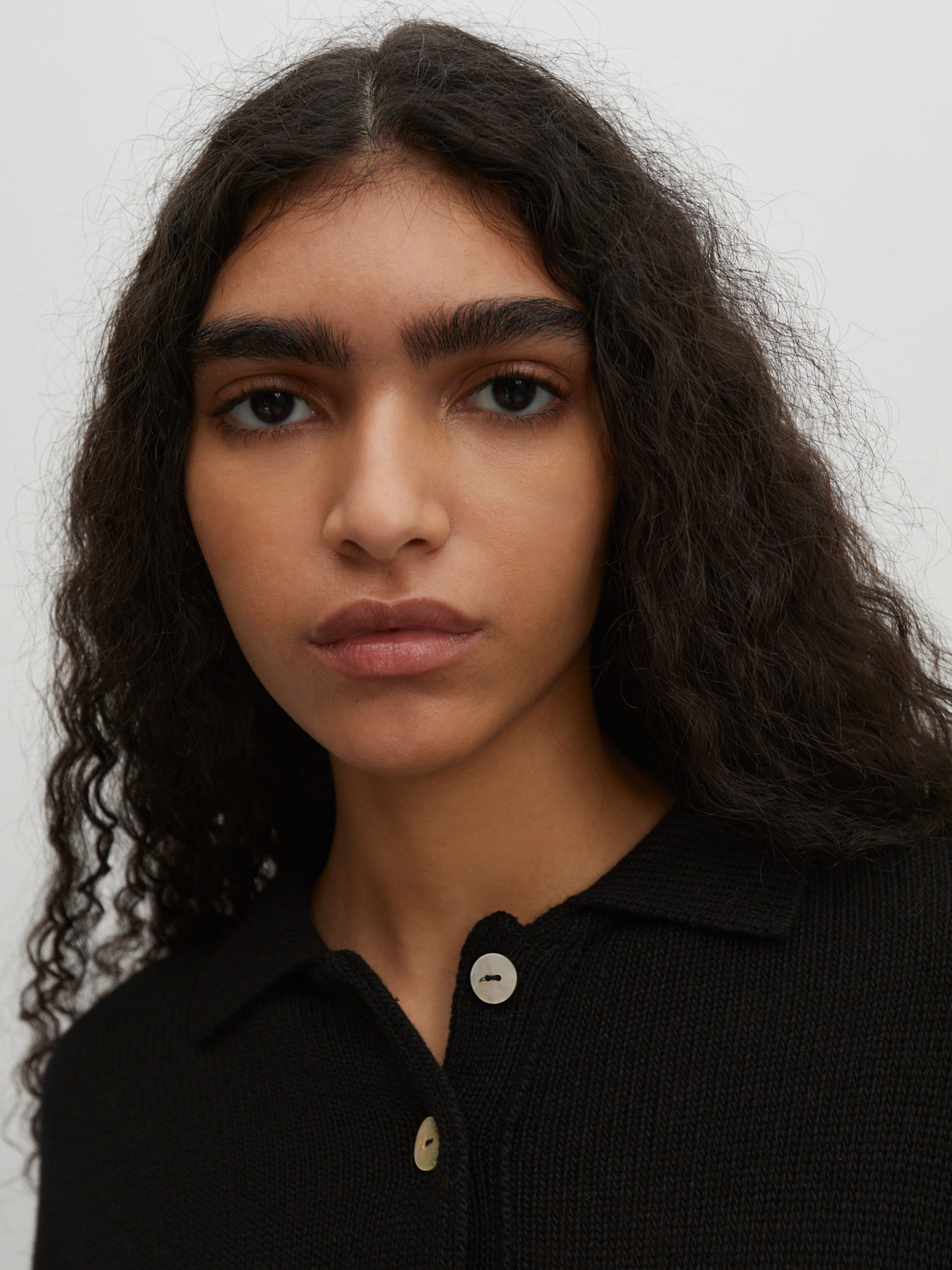 EDITED Producten Gebreide jurk 'Larina' Zwart