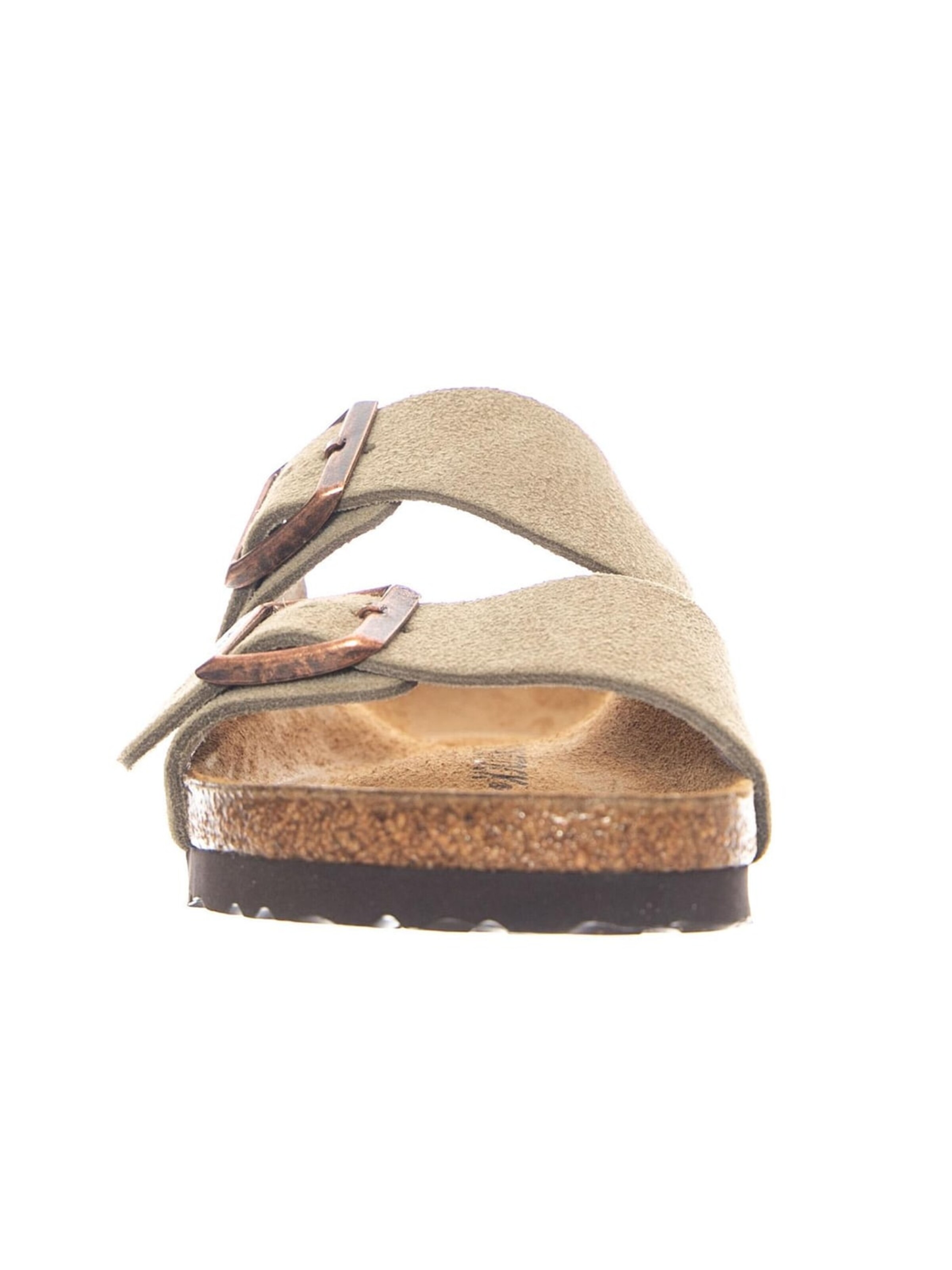 Sandales 'Arizona Suede Leather Narrow Fit Taupe' BIRKENSTOCK en beige