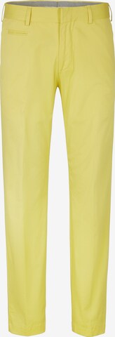 STRELLSON Pleated Pants ' Kyle ' in Yellow: front