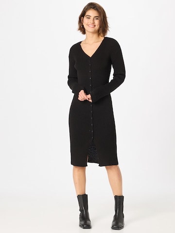 GLAMOROUS Knitted dress in Black: front