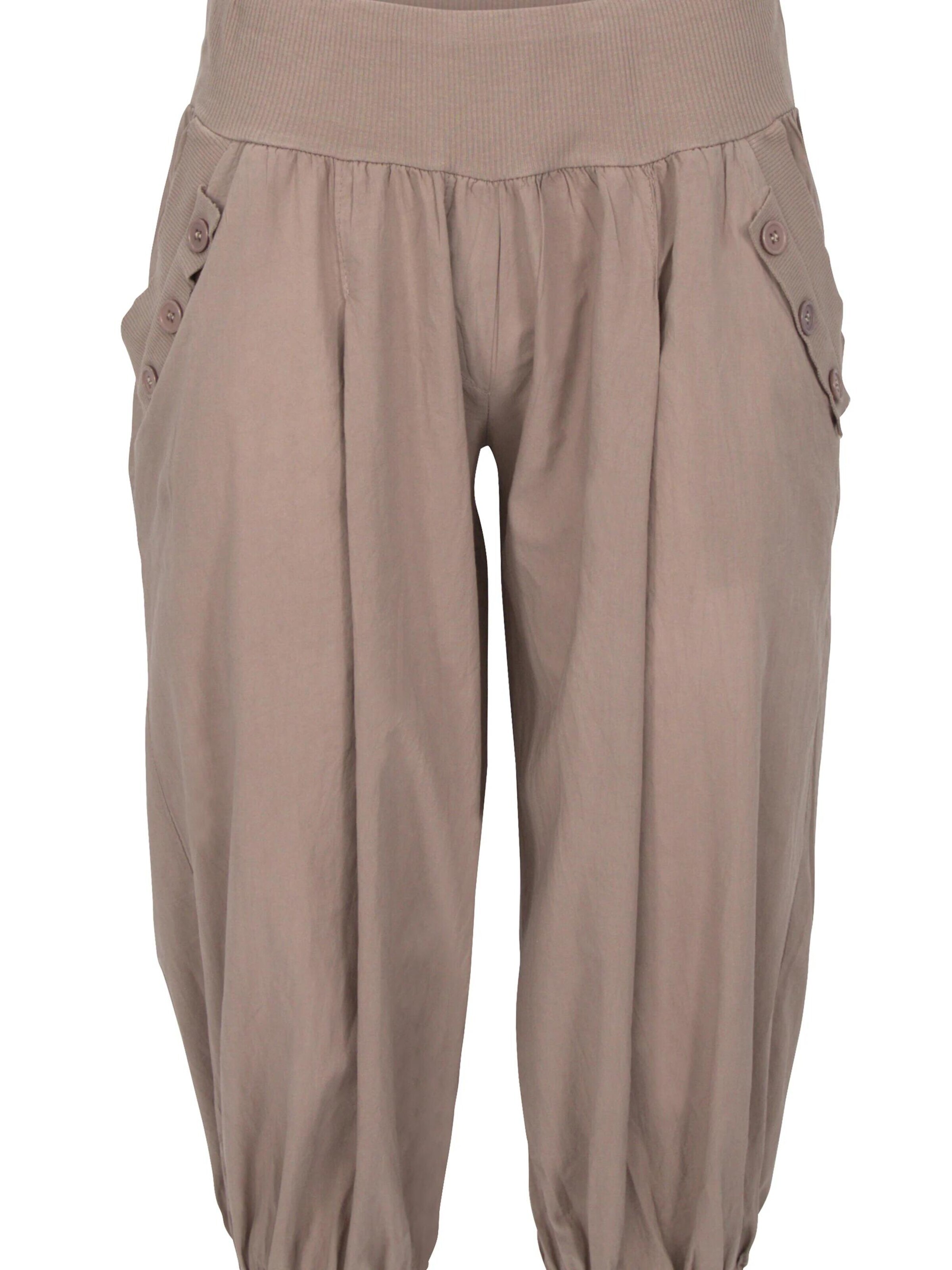 malito more than fashion Loose fit Harem Pants in Brown