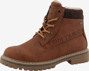 Bottes TOM TAILOR en marron : devant