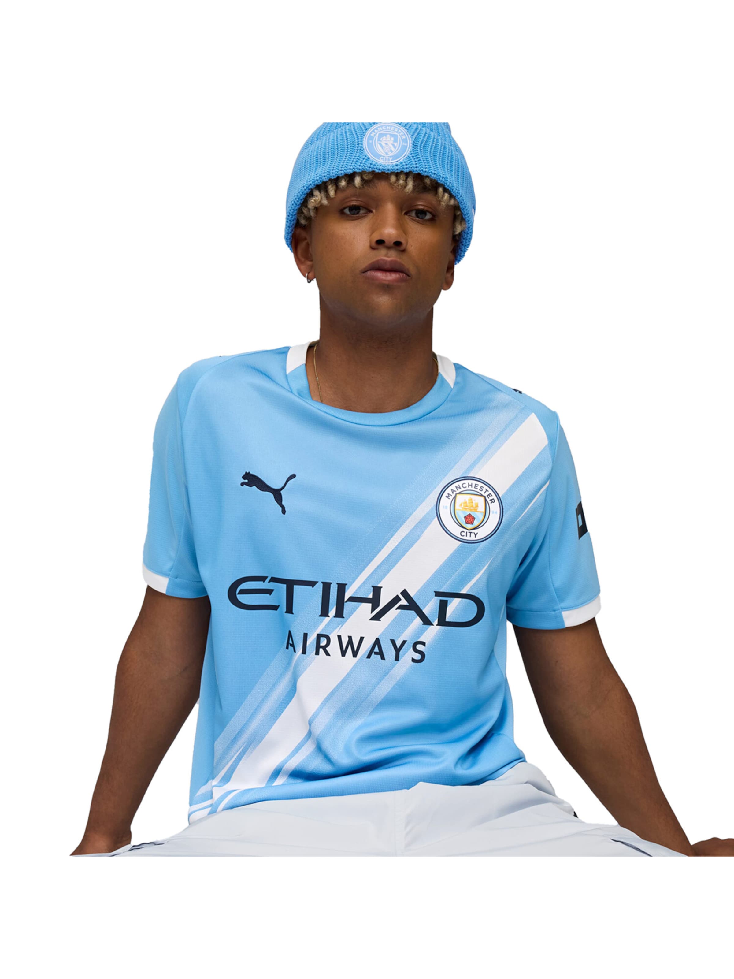 PUMA Tricot 'Manchester City 2025/26' in Blauw