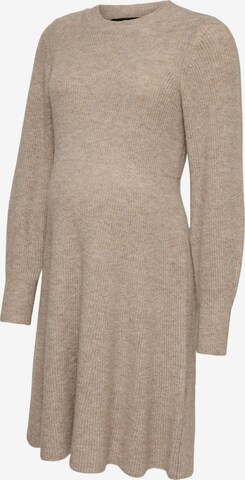 Vero Moda Maternity - Vestido de punto 'VMMangalina' en beige: frente