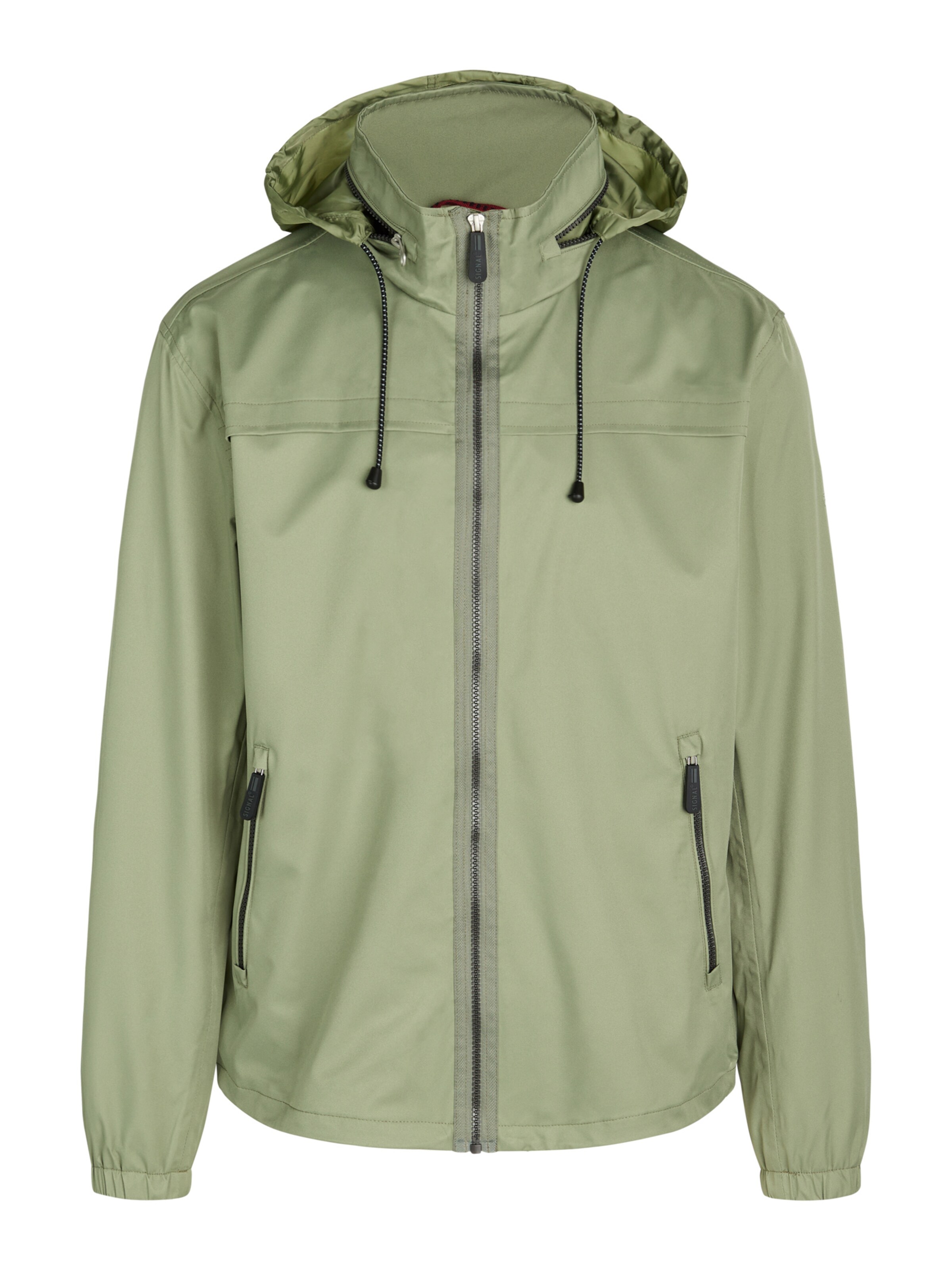 Signal Jacke  'Stanley' in Grün: Vorderseite