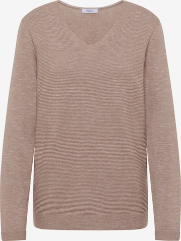 STREET ONE Pullover in Beige: Vorderseite