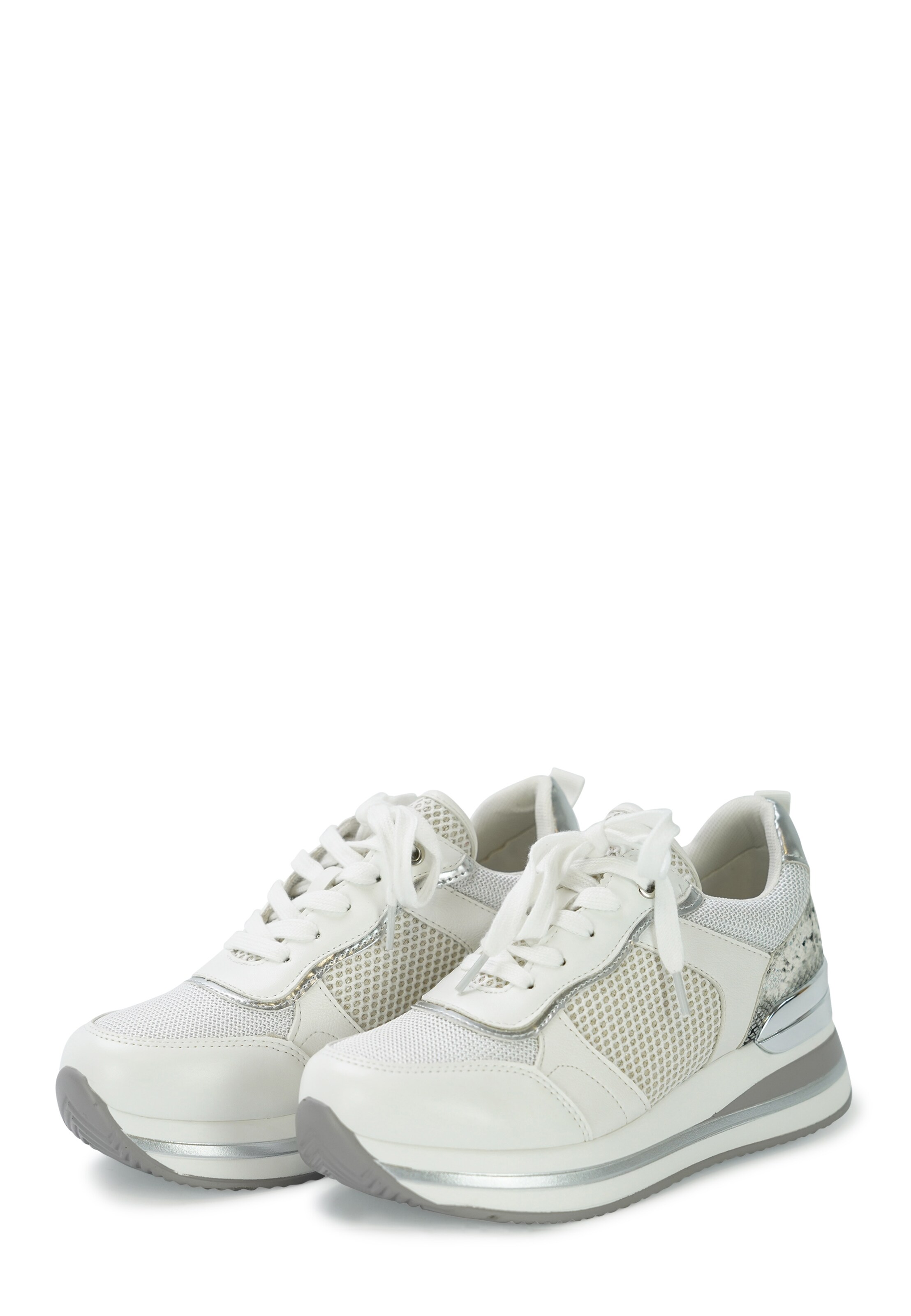 Lady Glory Platform trainers 'VITA' in White