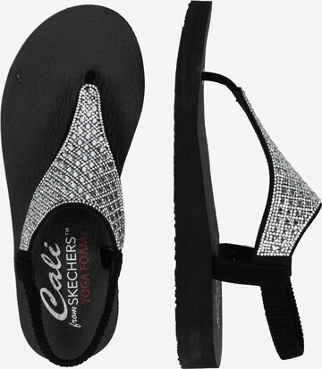 SKECHERS T-Bar Sandals in Black