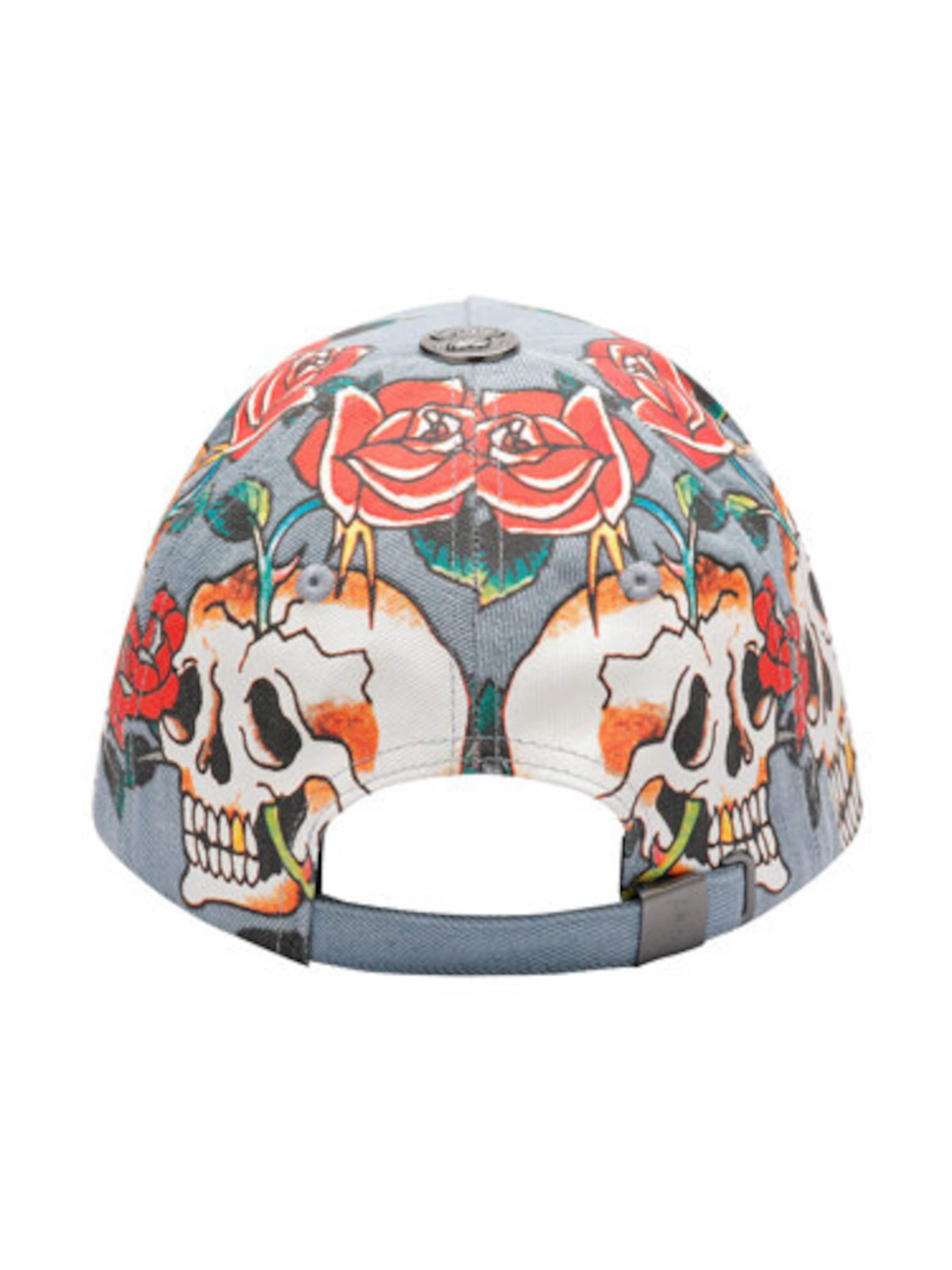 Cappello da baseball 'Skull Rose' di Ed Hardy in blu