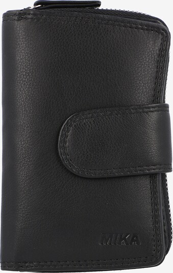 MIKA Geldbörse Leder 8 cm in schwarz, Produktansicht
