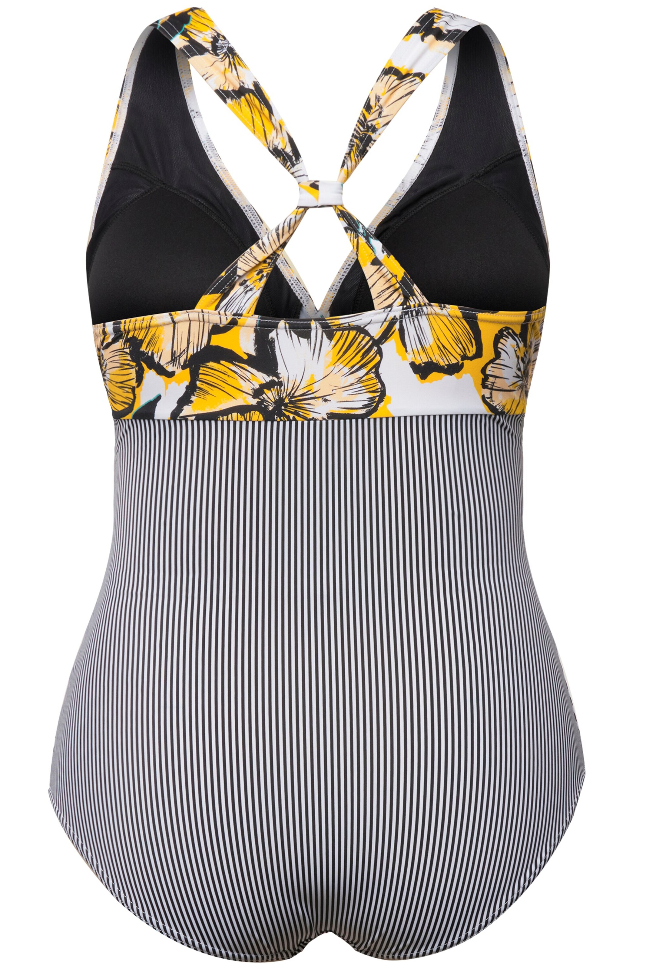 Ulla Popken Badeanzug in Mischfarben