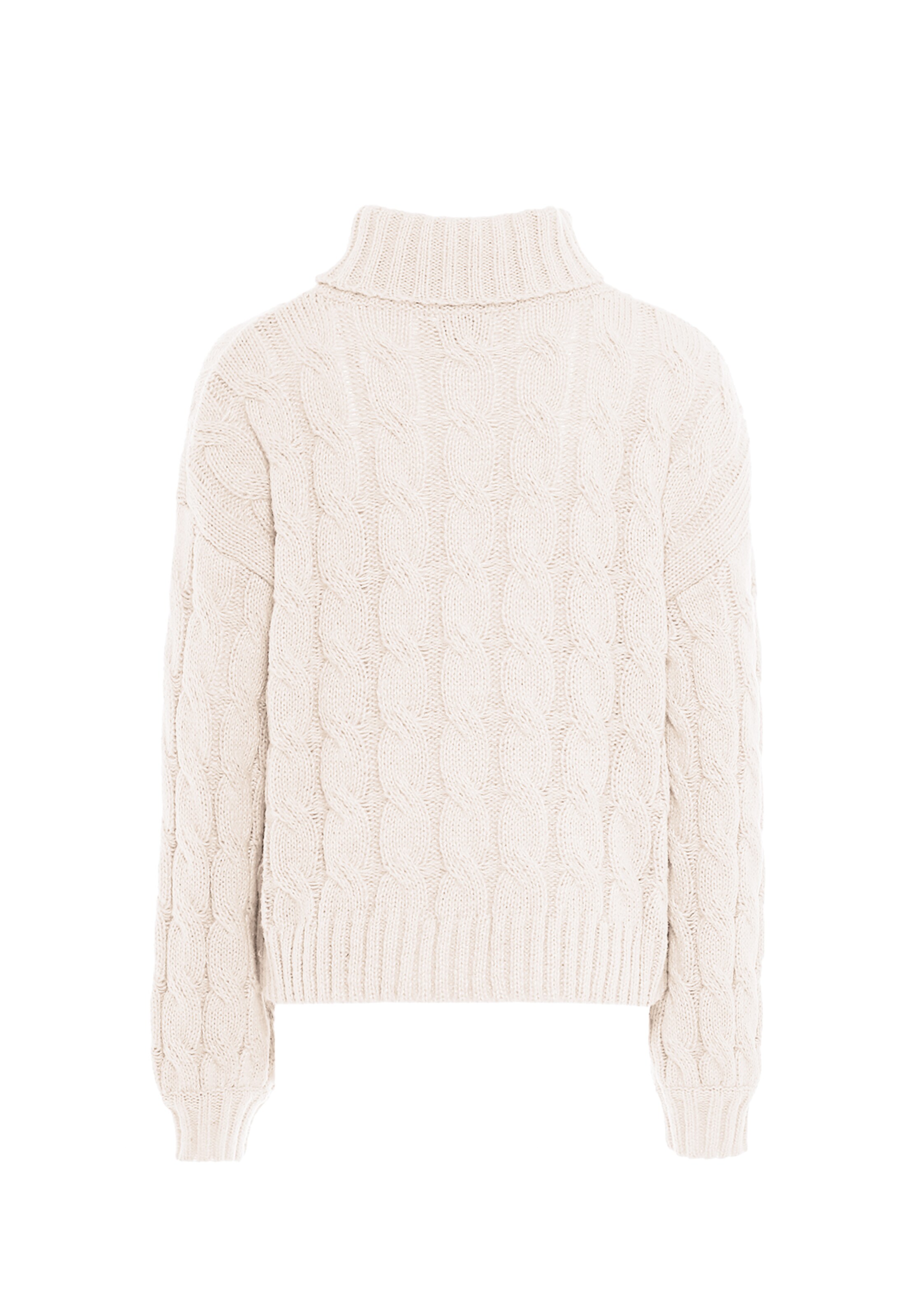 MYMO Pulover | bela barva