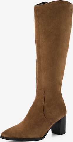 Bottes Tamaris en marron : devant