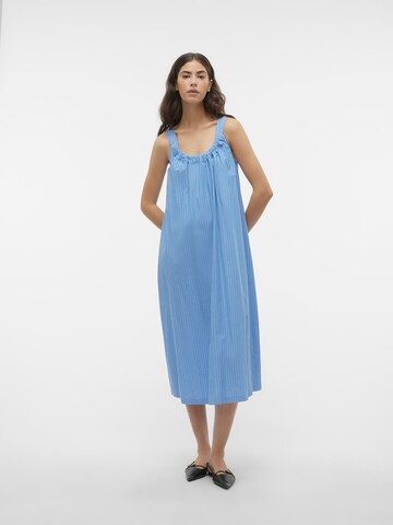 VERO MODA Jurk 'Gili' in Blauw: voorkant