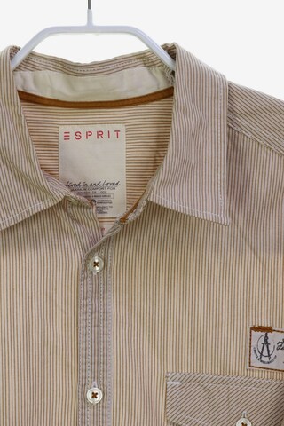 ESPRIT Button Up Shirt in L in Beige