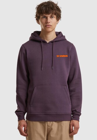 Felpa 'Gvam' di 2Y Studios in lilla: frontale