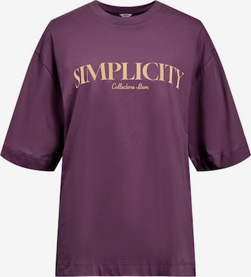 OBJECT T-Shirt 'OBJElise' in Lila: Vorderseite