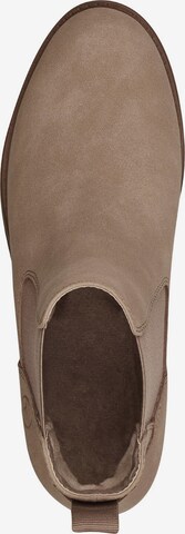 TAMARIS Chelsea Boots i beige