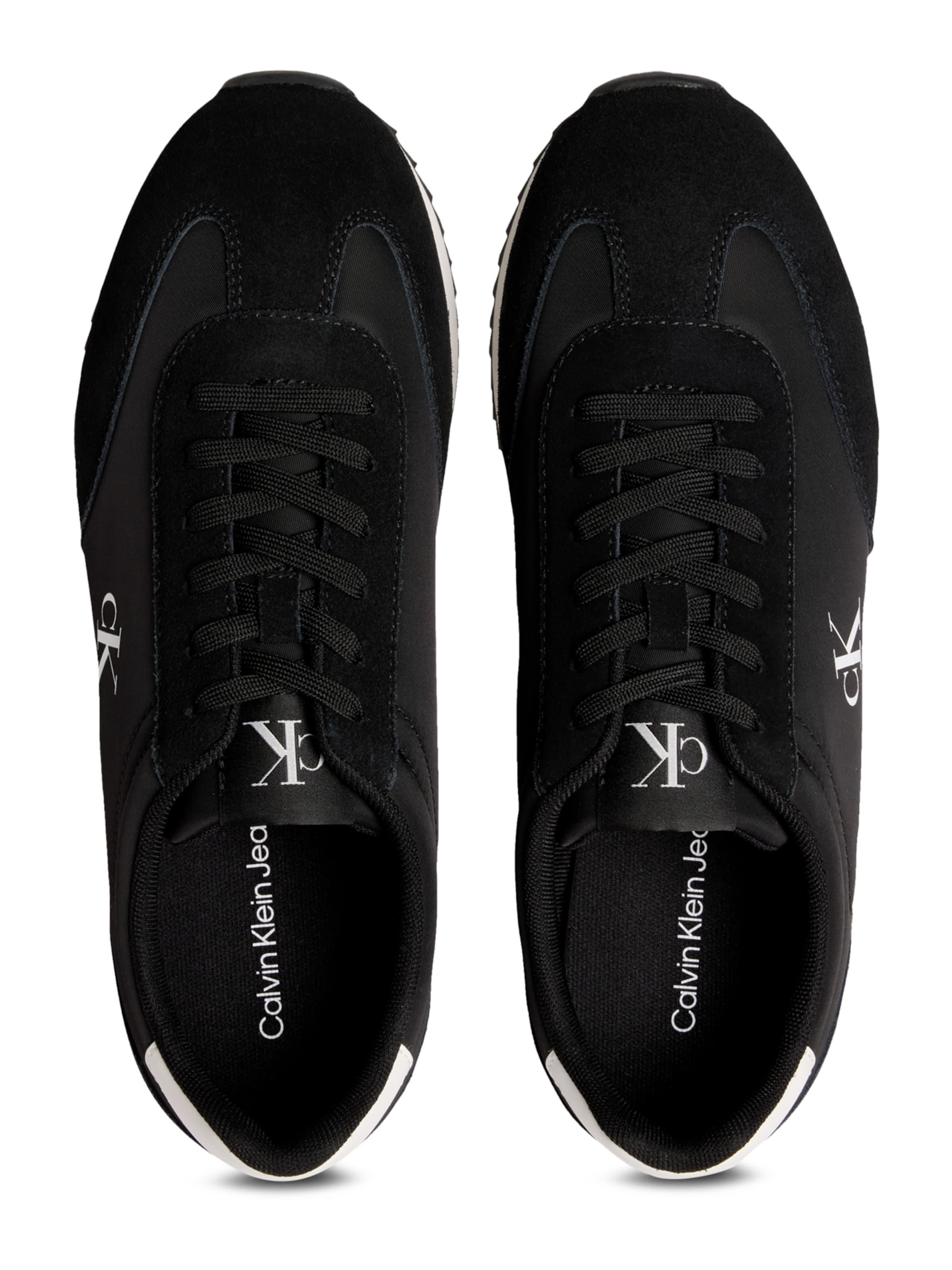 Calvin Klein Nízke tenisky 'RETRO RUNNER LACE UP NY-SU' - Čierna