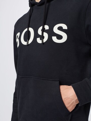 BOSS Orange Sweatshirt 'Zeefast' in Schwarz