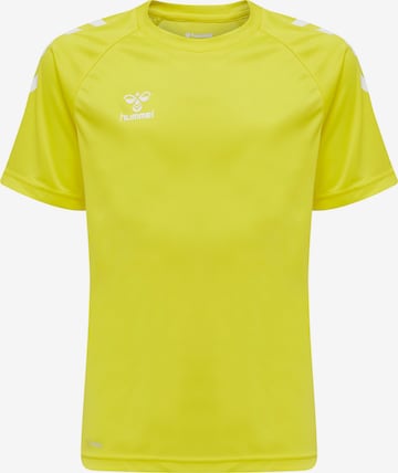 T-Shirt fonctionnel Hummel en jaune : devant