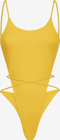 Bikinville Swimsuit 'Lily' in Yellow: front