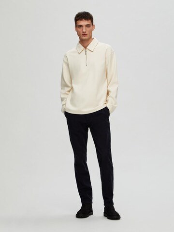 SELECTED HOMME Shirt in Beige