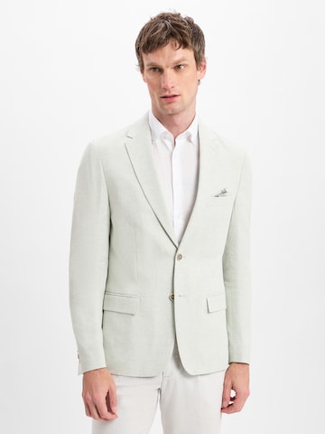 Nils Sundström Regular fit Colbert in Groen: voorkant