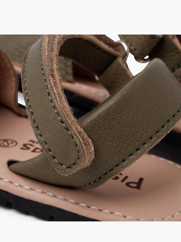 Sandales Pisamonas en vert