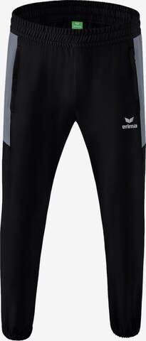 ERIMA Slim fit Workout Pants in Black: front