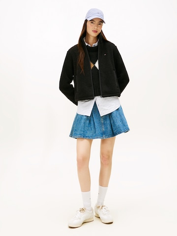 Tommy JeansGornji dio trenirke - crna boja