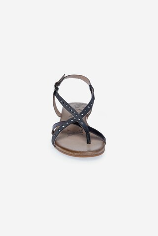 Soccx T-Bar Sandals in Blue