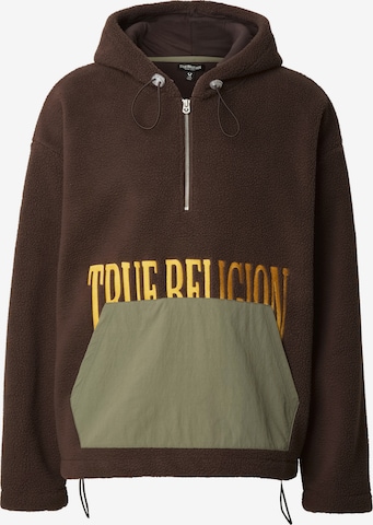 Pull-over True Religion en marron : devant