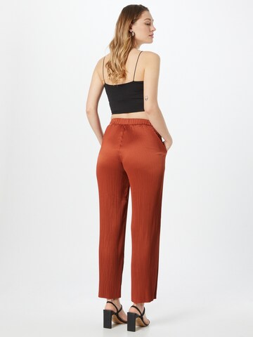 KnowledgeCotton Apparel Loose fit Trousers 'POSEY' in Orange