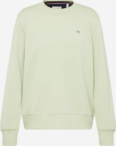 GANT Sweatshirt in hellgrün / feuerrot / silber / weiß, Produktansicht