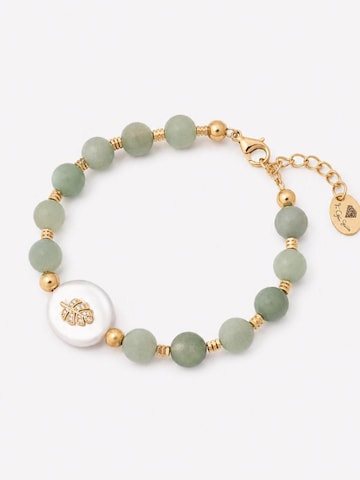 THE GEM STORIES JEWELRY Βραχιόλι σε πράσινο: μπροστά