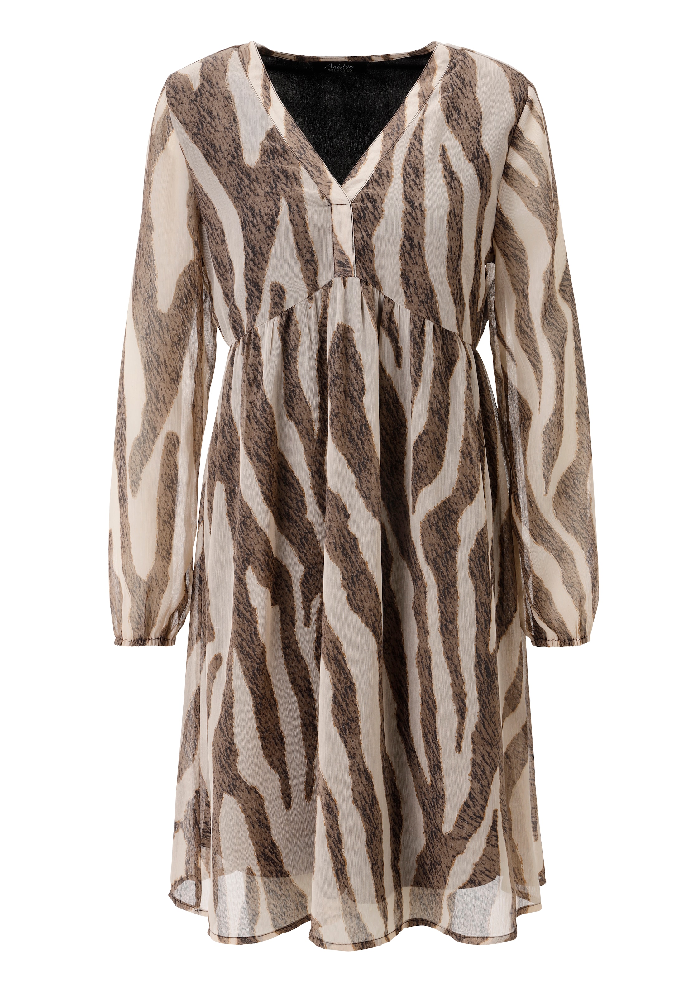 Aniston SELECTED Kleid in Beige: Vorderseite